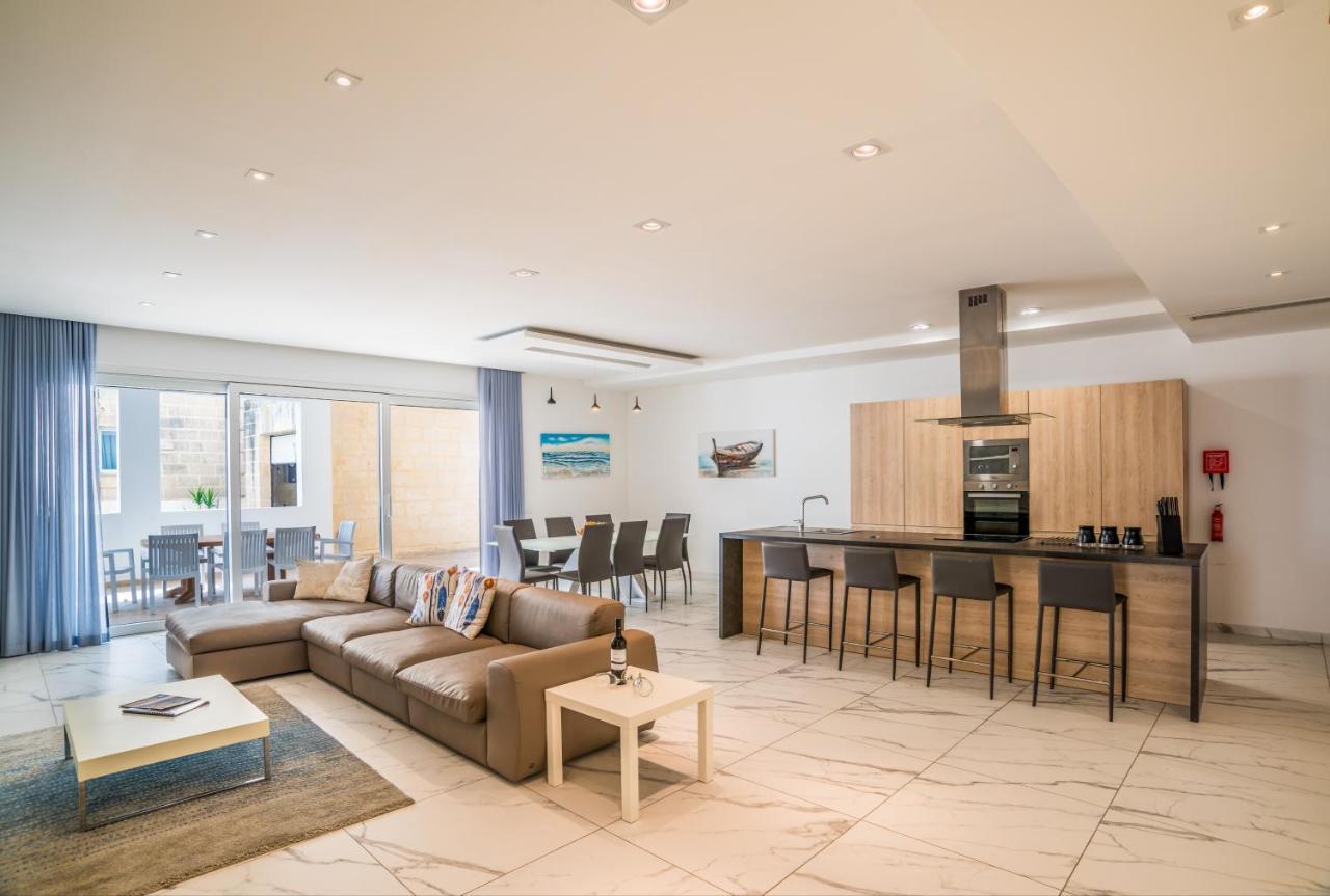The Sea-Bank Villa Apartments Marsaskala Dış mekan fotoğraf